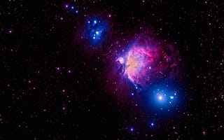 Картинка космос, туманность Ориона, красота, звезды