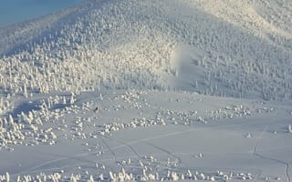 Картинка зима, снег, природа, горы