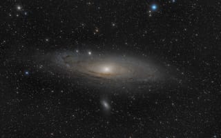 Картинка Andromeda Galaxy, звезды, пространство, космос