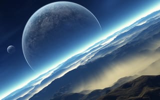 Картинка planet, sci fi, atmosphere, space