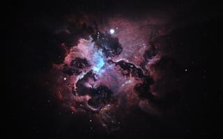 Картинка atlantis nexus nebula, космос, Starkiteckt