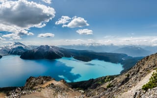 Картинка Природа, панорама, Panorama Ridge, пейзаж, Canada, British Columbia, Squamish-Lillooet