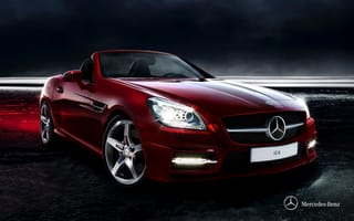 Картинка 2011, мерседес, Mercedes-Benz, кабриолет, R172, SLK