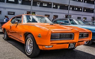 Картинка 1968, Pontiac, GTO, мускул кар