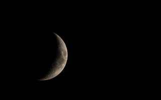 Картинка луна, ночь, космос