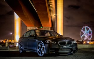 Картинка 2015, BMW, F0, Sedan, M5, бмв, черный