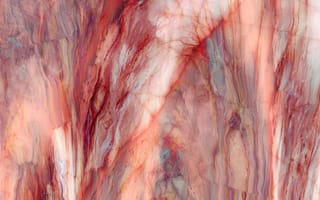 Картинка красный, трещины, розовые, разводы, камни, мрамор, прожилки, текстура
