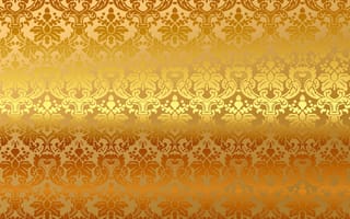Картинка golden, vector, орнамент, pattern, vintage, gradient, узор, золото