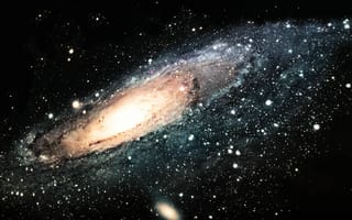 Картинка galáxia pks b1740 517, stars, cosmos