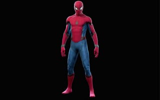Картинка человек-паук, костюм Старка, suit, spider-man