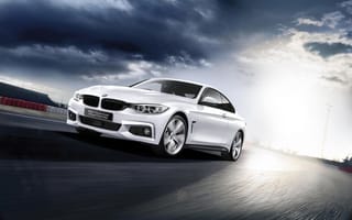 Картинка 2015, 4-Series, F36, белая, бмв, BMW