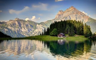 Картинка Arnisee, Alps, mountain, Switzerland