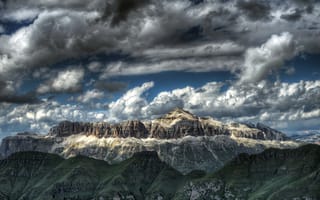 Картинка небо, Canazei, Italy, Sella Group - Pian dei Fiacconi, природа, Trento, горы
