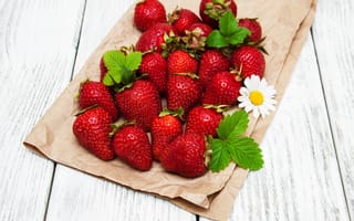 Картинка ягоды, клубника, berries, red, fresh, strawberry