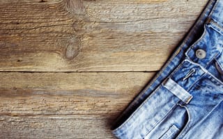 Картинка fabric, floor, jeans, wood