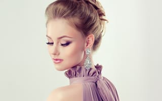 Картинка девушка, стиль, прическа, edwardderule, макияж, портрет