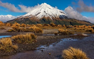 Картинка гора, Новая Зеландия, Таранаки, New Zealand