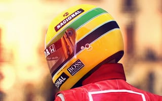 Картинка Ayton Senna, Ferrari, шлем, экстремальный спорт, Gran Turismo 6, спины