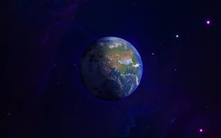 Картинка звезды, туманность, space, planet, home, Earth, планета, земля