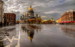 Картинка Санкт-петербург, после дождя, Россия