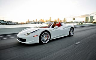 Обои Ferrari, supercar, суперкар, 458, Spider, феррари, Italia