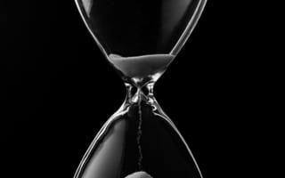 Картинка hourglass, time, black, glass, sand