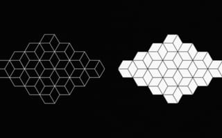 Обои белый, figure, black, white, monochrome, геометрия, geometry, фигура, черный, монохром, абстракция