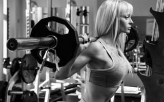Обои training, female, fitness, weight, bodybuilder