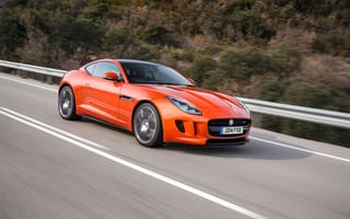 Картинка Jaguar, Оранжевый, Orange, F-Type