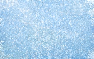 Картинка winter, снежинки, blue, зима, snow, снег