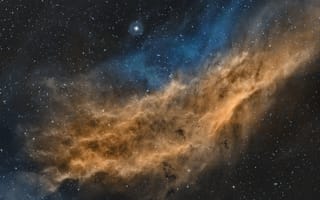 Картинка Туманность, в созвездии Персей, NGC 1499, Калифорния