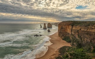 Картинка море, скалы, берег