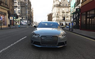 Картинка Audi, Forza Horizon 4, Road, Audi RS 4, Street, Grey, England