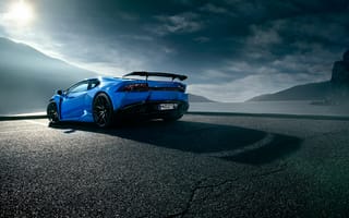Картинка Novitec Torado, хуракан, Lamborghini, синяя, ламборгини, Huracan