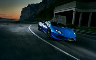 Картинка Novitec Torado, синяя, Huracan, Lamborghini, ламборгини, хуракан
