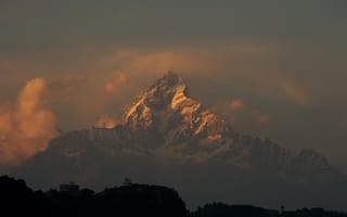 Картинка гора, Jimmy Walsh Photography, горный массив Аннапурна, горы, Непал, Гималаи, «Рыбий хвост», Мачапучаре