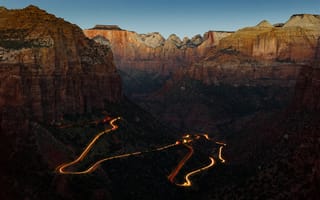 Картинка каньон, Юта, США, Zion National Park
