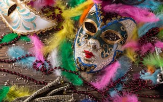 Обои festival, украшения, Venetian, карнавал, mask, маска, праздник