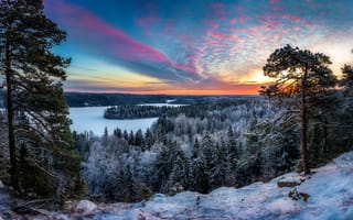 Картинка Hämeenlinna, красота, Finland, зима, мороз