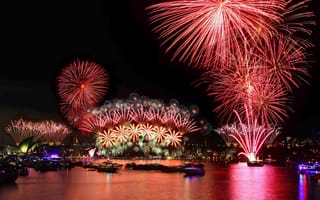 Картинка new year, fireworks, sydney