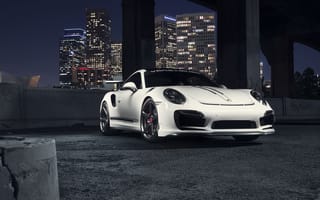 Картинка Porsche, Vorsteiner, Edition, 911, Turbo, Front, V-RT, White
