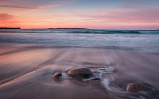Картинка море, камни, берег