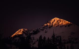 Картинка снег, горы, snow, the mountains, mountain, гора