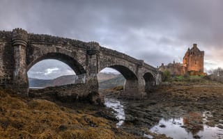 Обои panorama, Eilean Donan Castle, Scotland