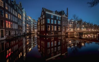 Картинка Amsterdam, Canal, De Wallen, North Holland