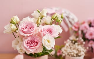 Картинка цветы, розы, букет