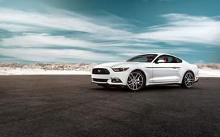Картинка Ford, GT, Mustang, Muscle, Car, White, Oxford, 2015