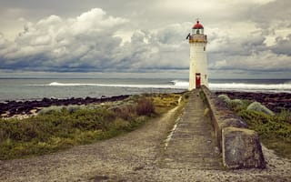 Картинка Beach, Australia, lighthouse, Griffiths Island, Port Fairy
