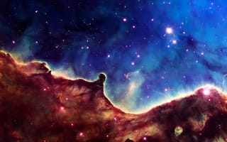 Картинка туманность, телескоп, звезды, Хаббл, вселенная