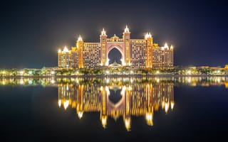Картинка Atlantis, reflections, Dubai